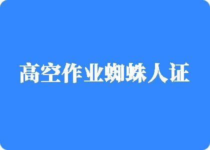 日韩jb高空作业蜘蛛人证